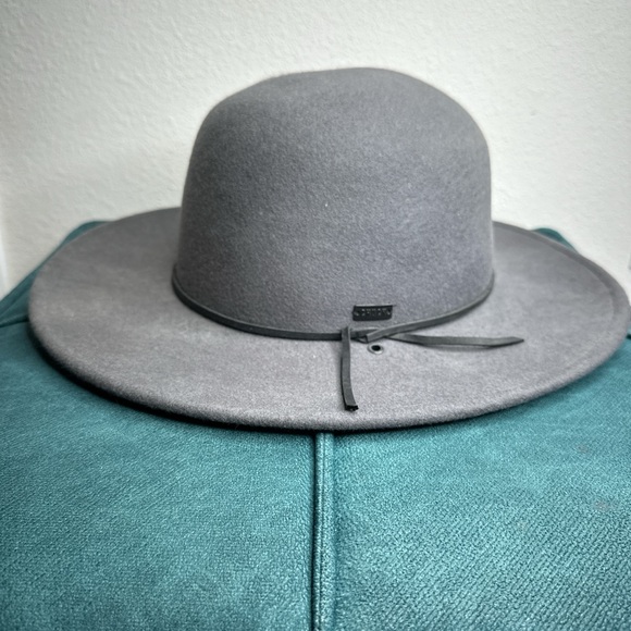 Mark Mcnairy Accessories - Mark Mcnairy  Gray Felt Fedora Hat with Wide Brim